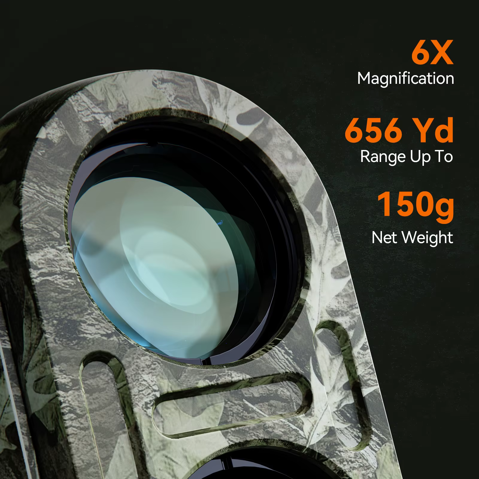 Télémètre MiLESEEY 7 ° Télémètre laser Big Field 656Yd pour la chasse