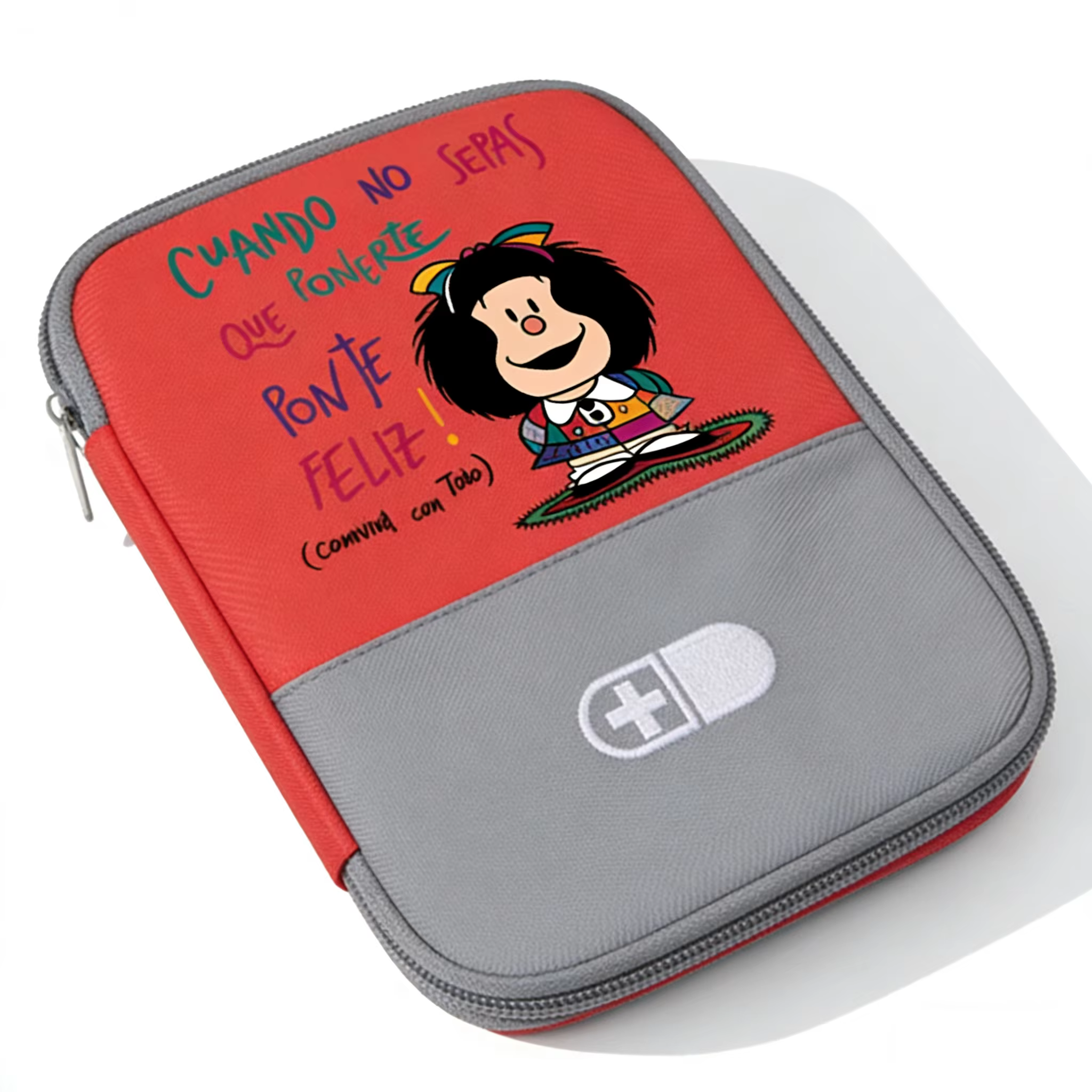 Pochette de premiers secours portable |   Sac de trousse d'urgence de grande capacité avec emblème croisé, organisateur de stockage de médicaments Durable et adapté aux voyages