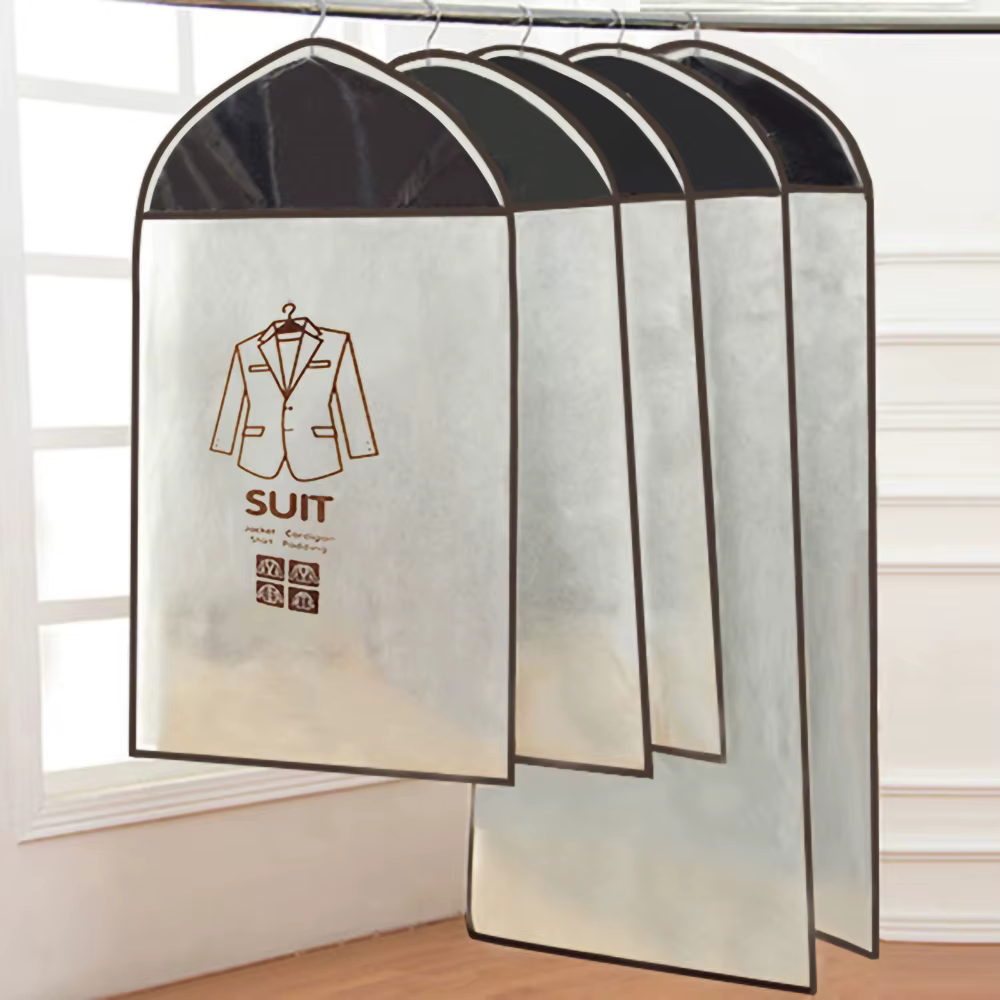 Housse de rangement suspendue avec fermeture éclair pour vêtements