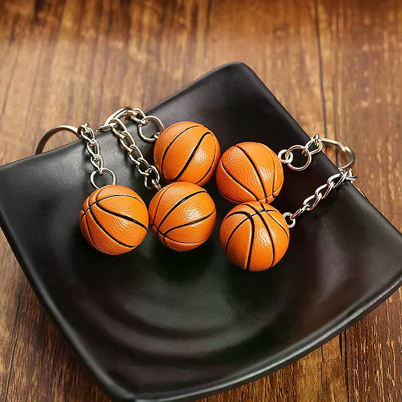 Porte-clés de football de basket-ball