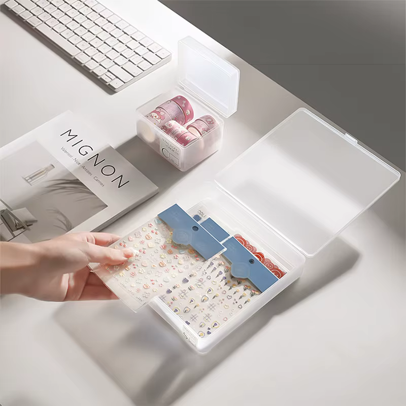 Boîtes en plastique transparentes pour cartes à jouer
