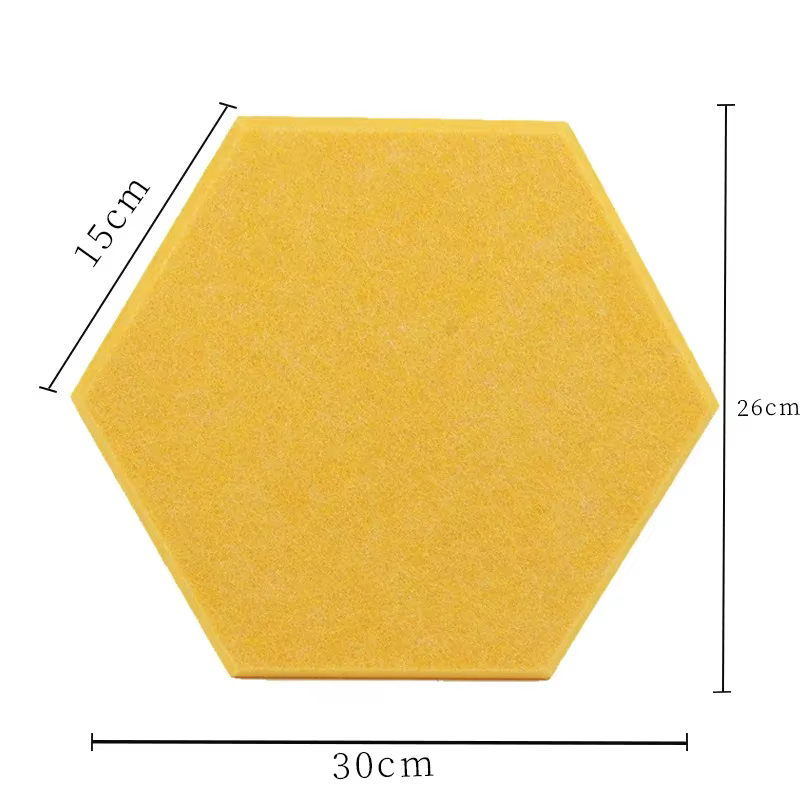 Panneau acoustique hexagonal auto-adhésif
