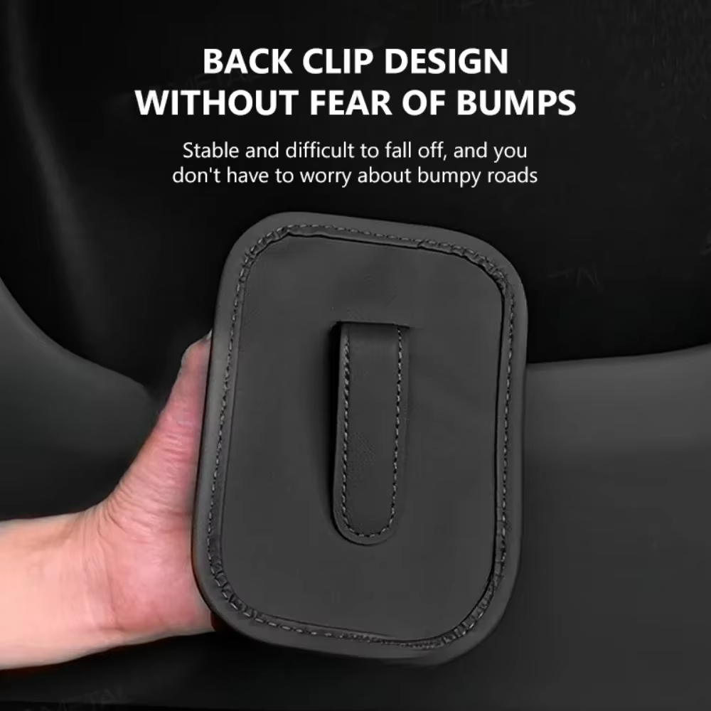 Porte-gobelet de porte de voiture en cuir
