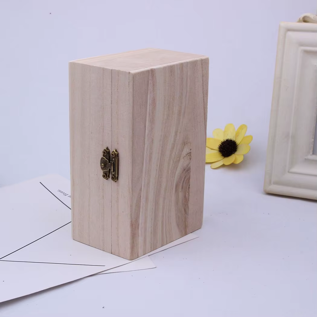 Boîte de rangement en bois S/M/L