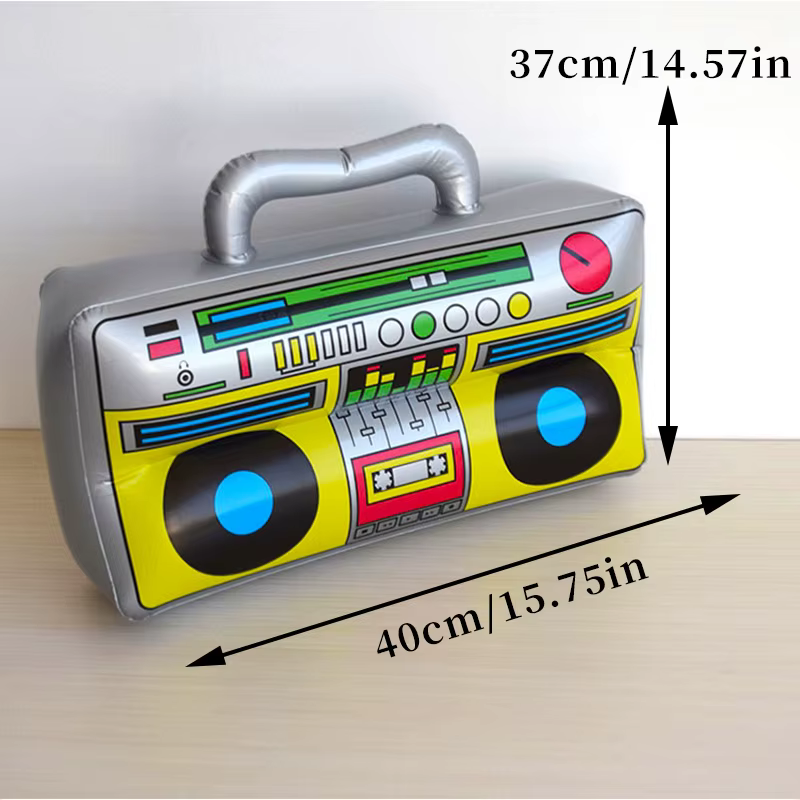 Microphones gonflables Boombox à Radio gonflable