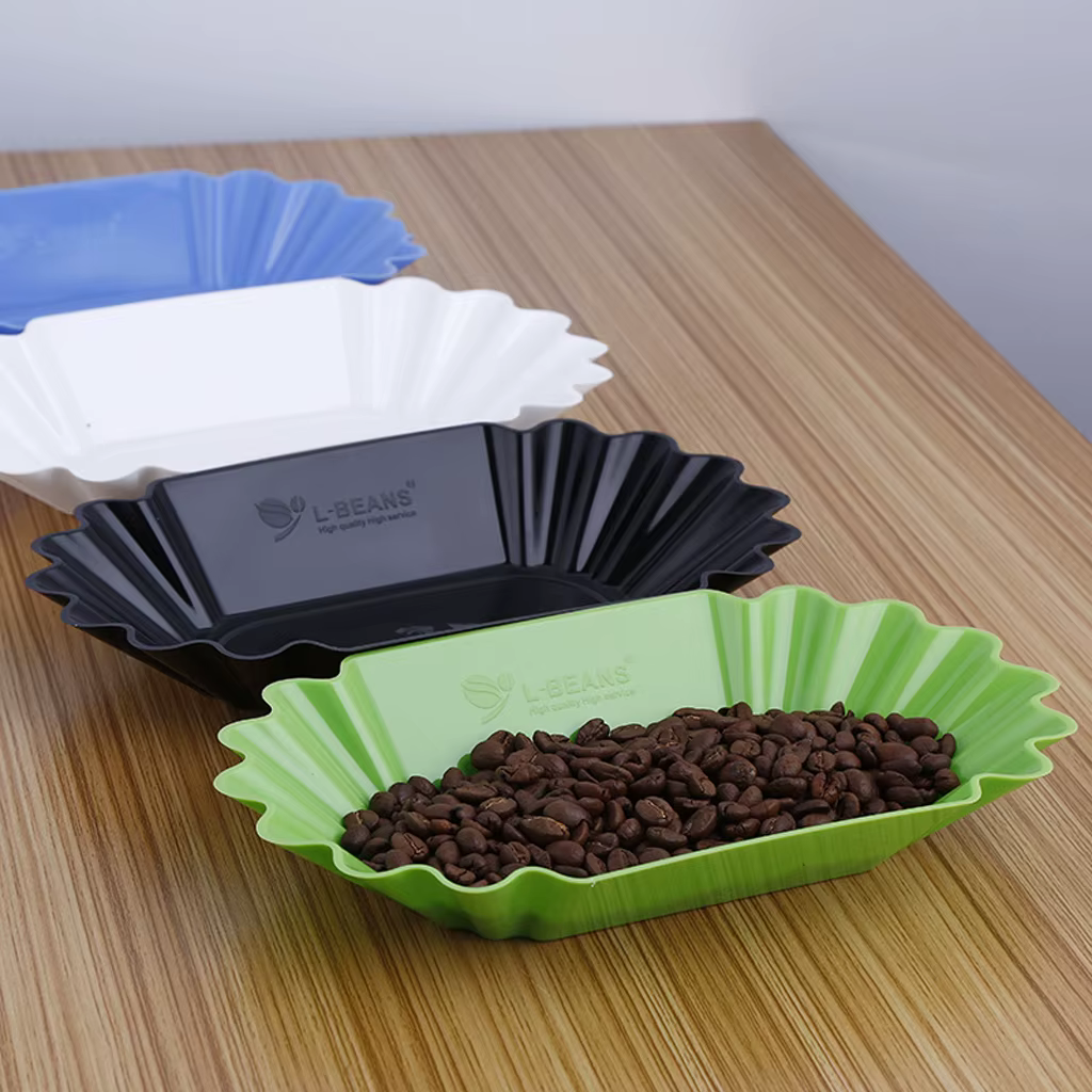 Assiette Ovale en Plastique pour Grains de Café, Snack, Dessert, Fruit, Escalade, Pique-Nique, Ustensiles pour ix, Mariage, Bonbons, Affichage des citrouille
