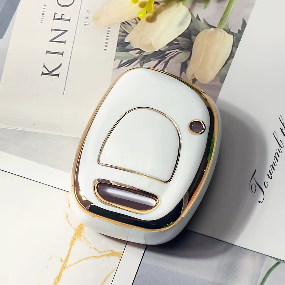 KEYYOU nouveau 1 boutons pour Renault Twingo Clio Kangoo maître symbole Protection porte-clés TPU voiture clé housse coque accessoires
