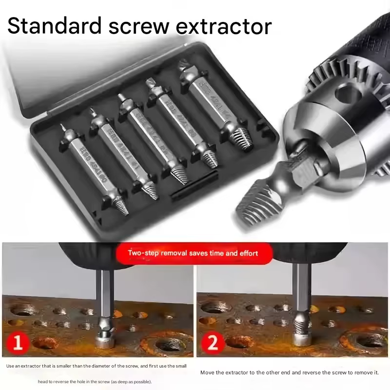 Extracteur de vis cassé endommagé