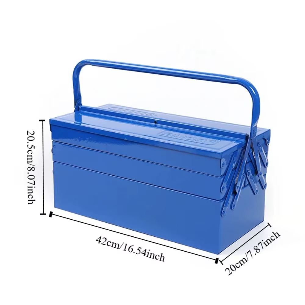 Grande boîte à outils en métal légère