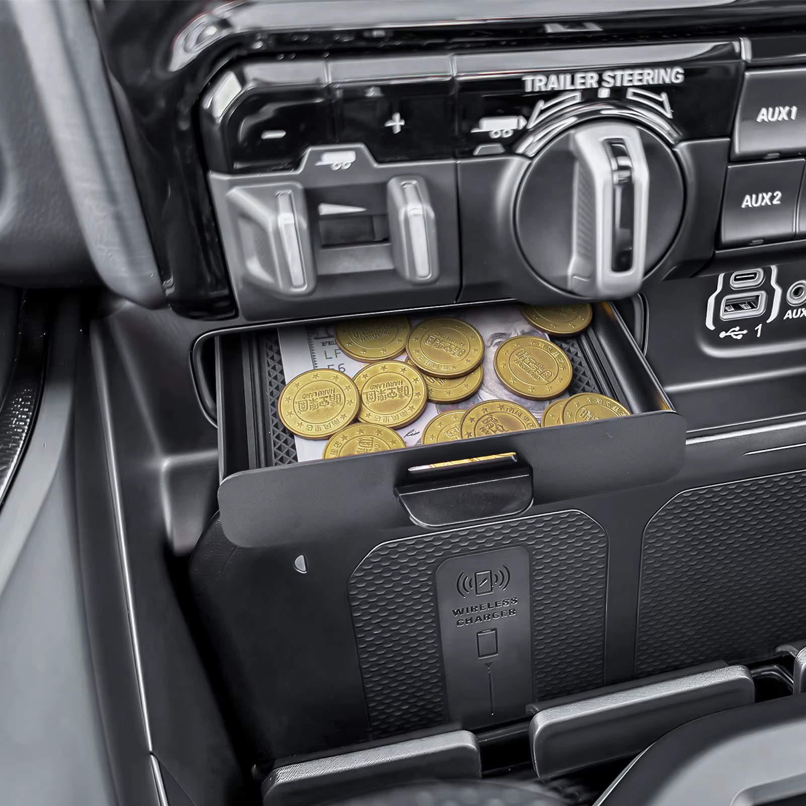 Boîte de rangement à tiroirs pour Dodge RAM 1500 2500 3500 2019-2026