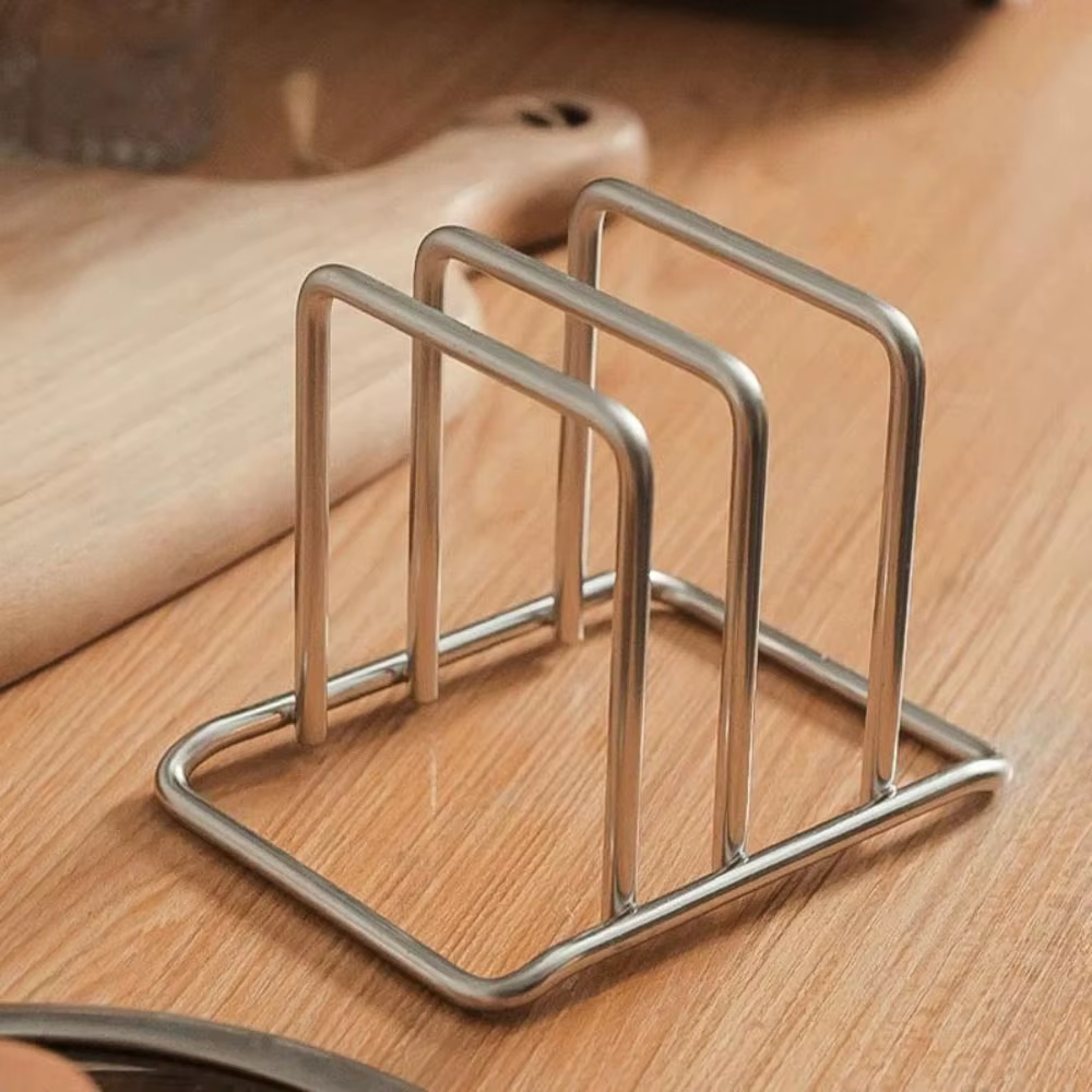 Support de planche à découper Durable en acier inoxydable