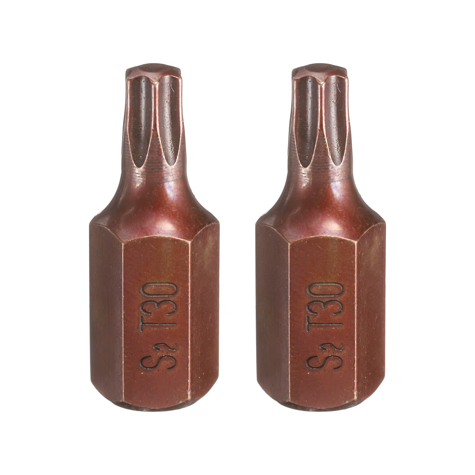 Embout de tournevis Torx tige hexagonale 30mm S2 acier sécurité inviolable tête