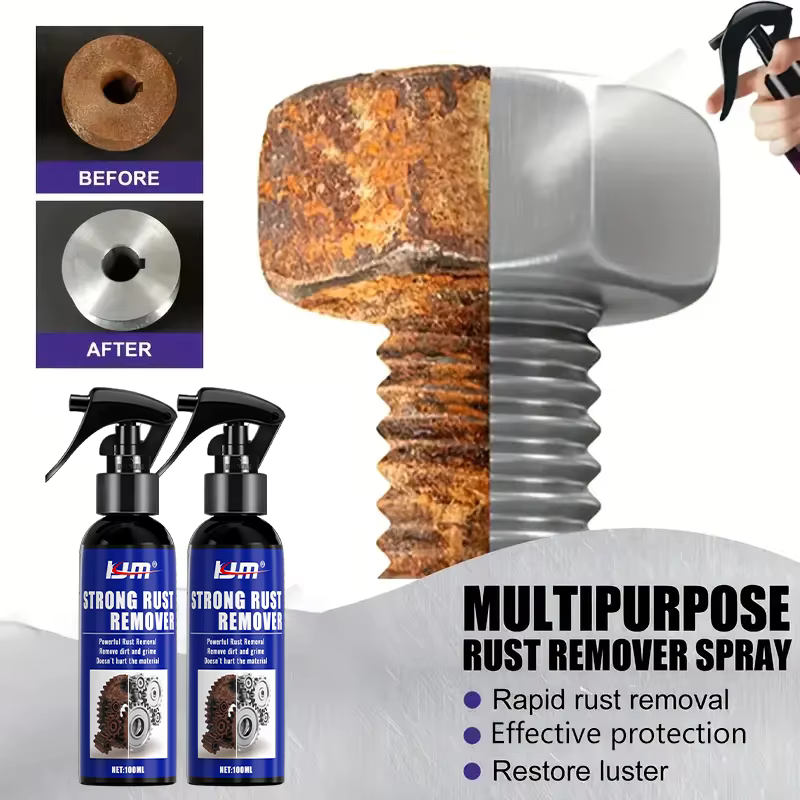 Spray antirouille, désolve la rouille des pneus