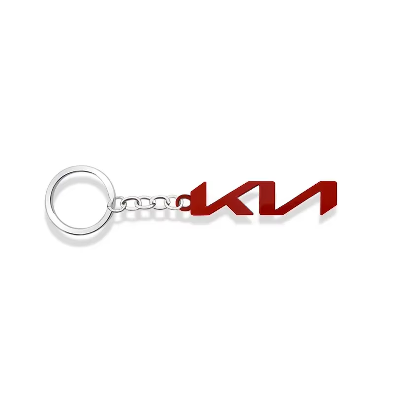 Porte-clés de voiture en métal, 1 pièce, pour KIA Soul Rio Cerato Forte Optima Sportage Ceed Stonic Oprius K2 K3 K5 K7 GT Line, accessoire