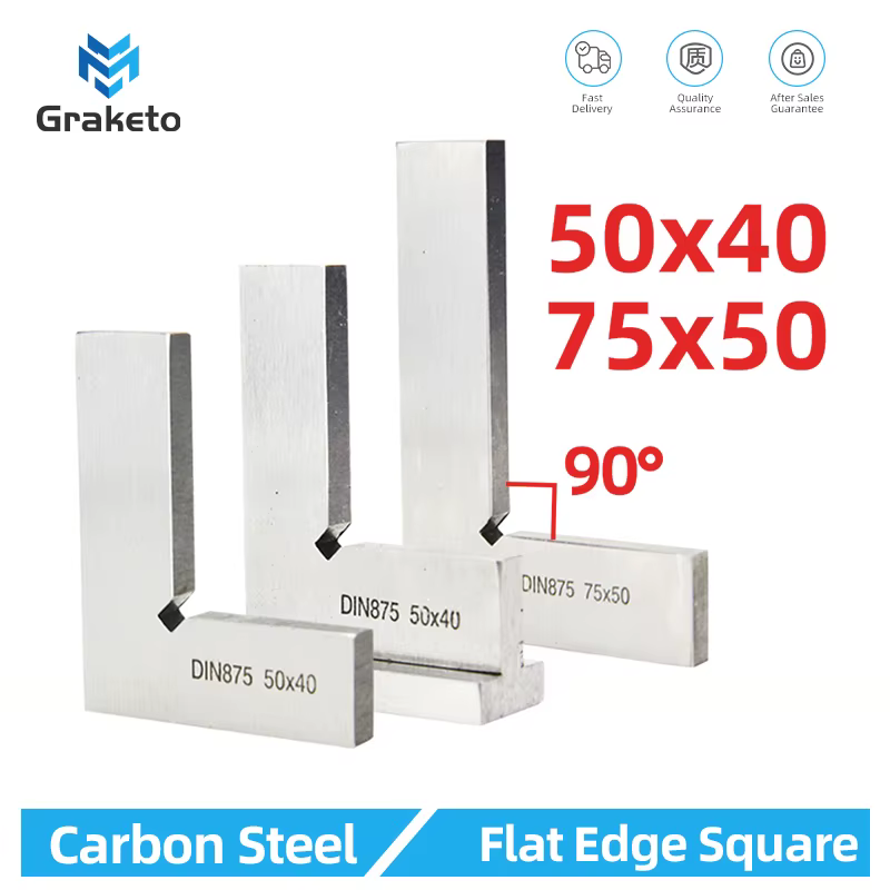 Essayez une règle carrée à bord plat