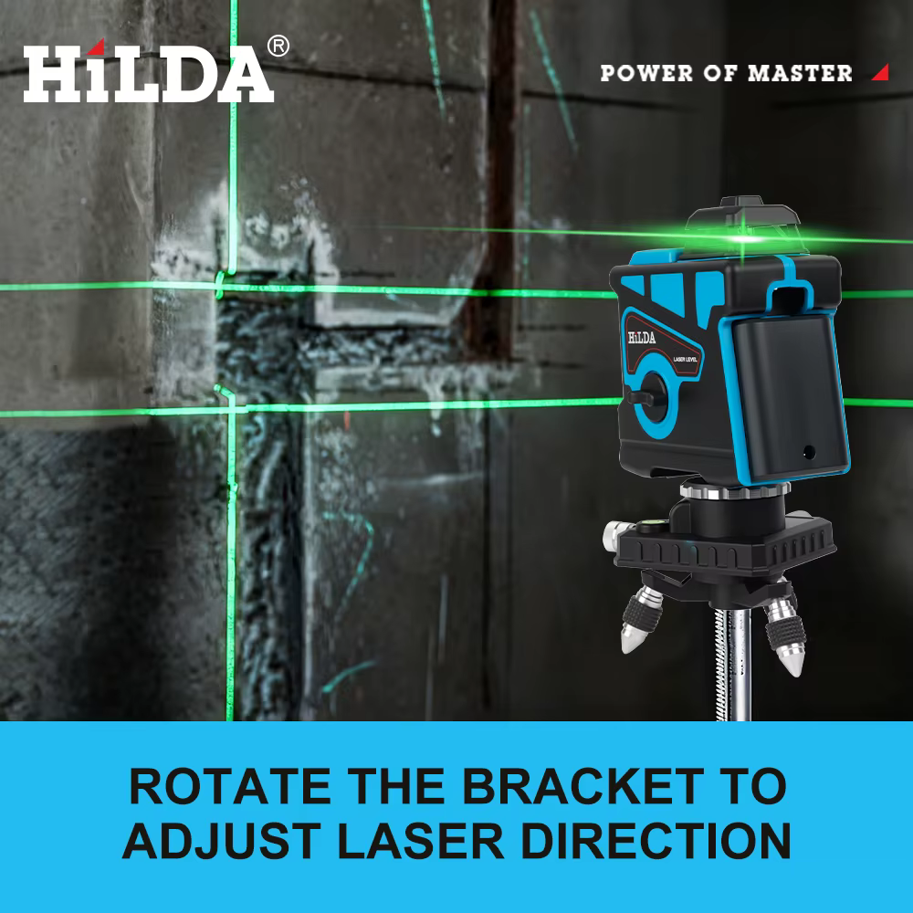 Niveau Laser 12 lignes 3D à nivellement automatique