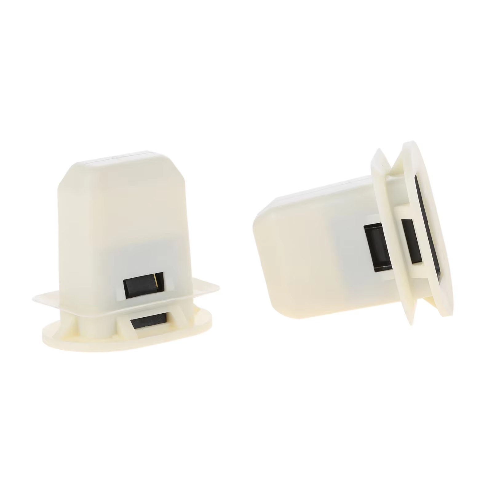 2PCS Fixations de siège arrière en nylon blanc 4L0886373 4L0 886 373 pour Audi Q7 A4 S4 A5 A6 RS4 RS5 RS6 RS7 et Skoda
