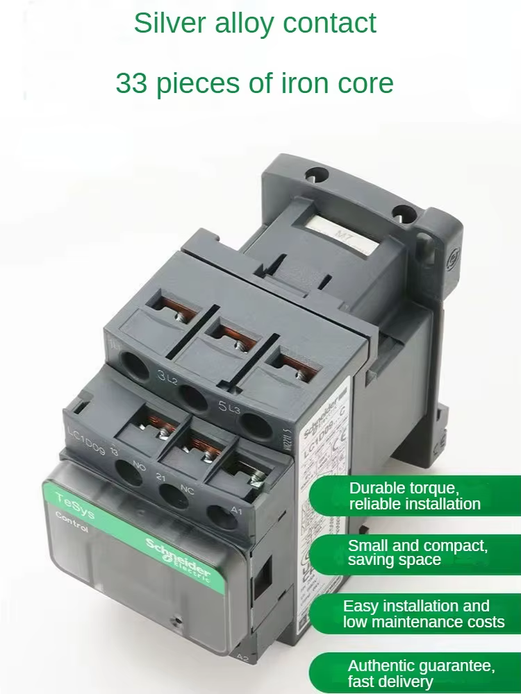 Schneider nouvelle version noire AC contacteur tripolaire 3P LC1D25 LC1D32 LC1D38 B7C F7C Q7C M7C 24 V 110 V 220 V 380 V