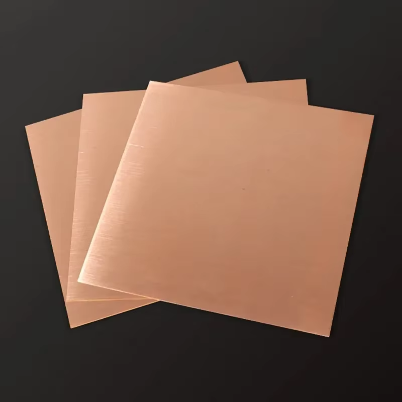 Plaque de cuivre rouge T2