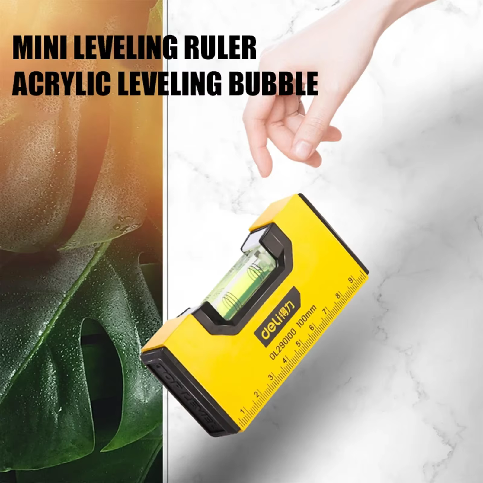 Niveau de poche magnétique Portable 100mm