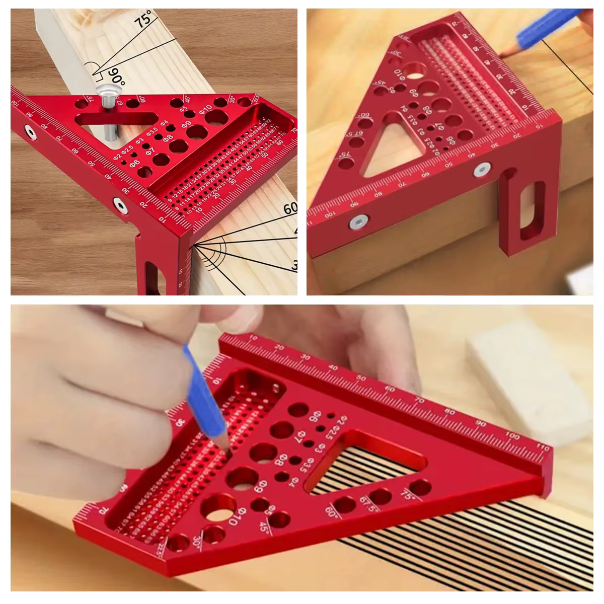 Règle de mesure multi-angle 3D