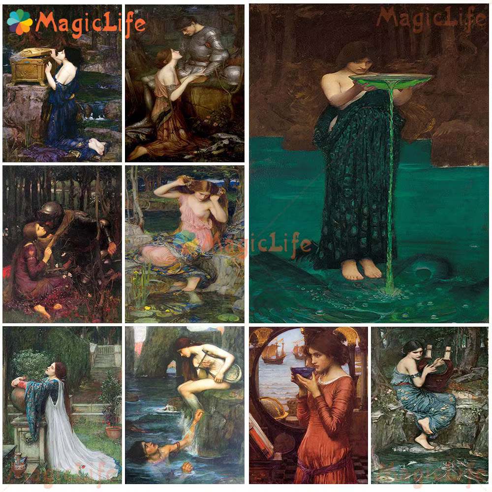 Affiche murale sirène Vintage pour hommes et femmes Sexy