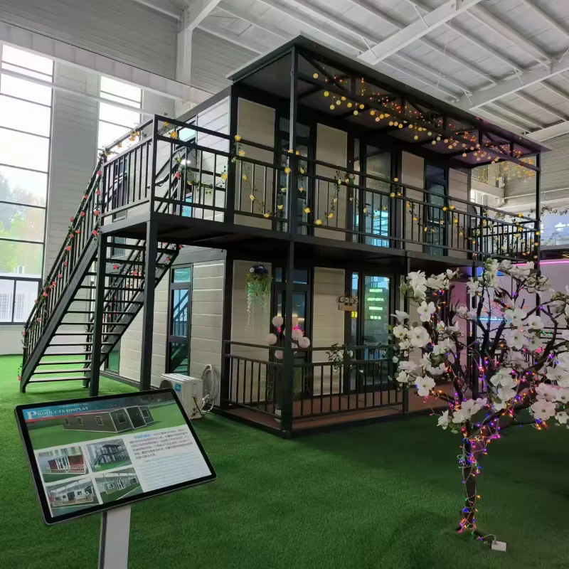 Maisonnette mobile moderne pliable sur mesure, entrepôt pliable préfabriqué, hangar de jardin, conteneur préfabriqué