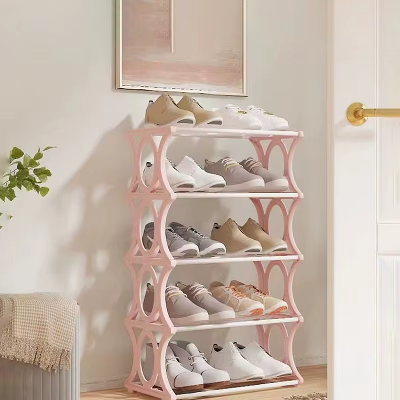 Étagère à chaussures en métal à 4-6 niveaux