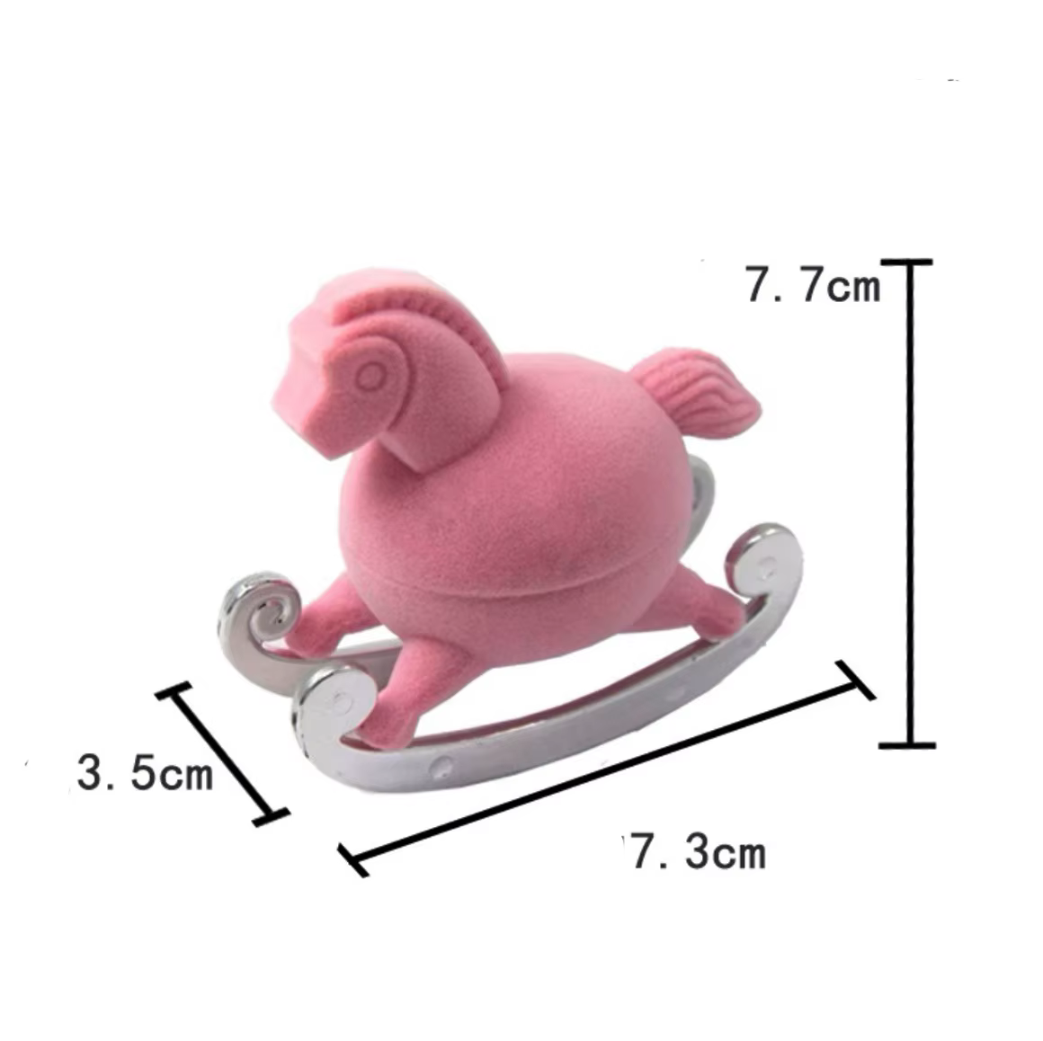 Poinboîte à bijoux en forme de cheval, boîte à matiques, boîte à clous d'oreille, boîte de rangement de bijoux, conteneur à matiques de mariage, boîte d'emballage cadeau