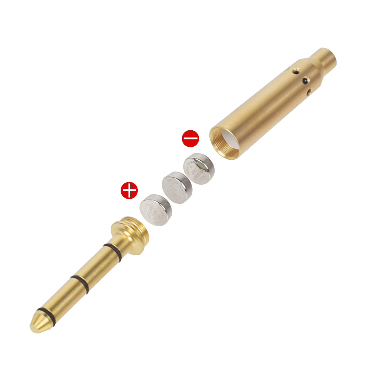 Laser rouge pour alignement de canon .177 .22LR 7.62 9mm 6.5mm 7mm .38spl .223 Cal