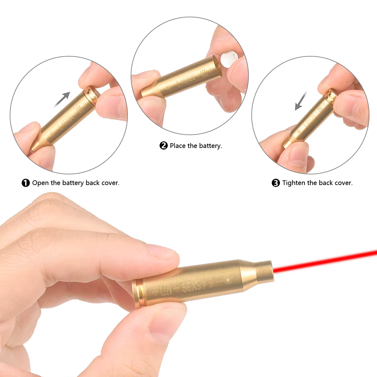 Viseur d'alésage Laser à point rouge