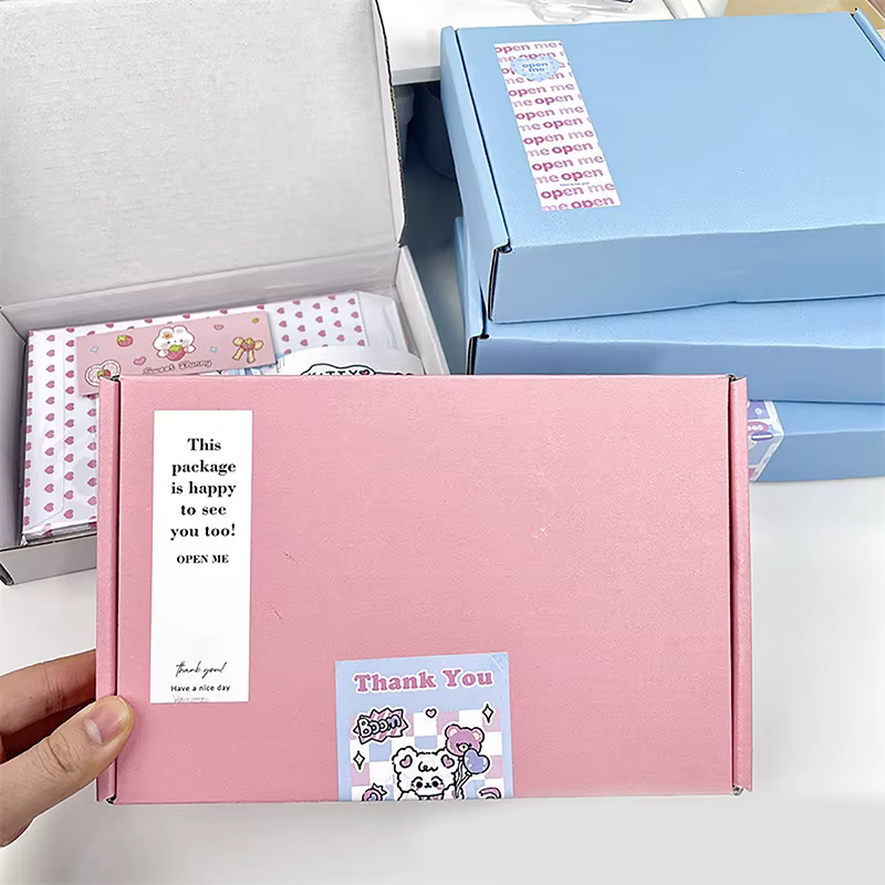 Boîtes d'Expédition en Carton Ondulé pour Emballage de Cadeaux Artisanaux