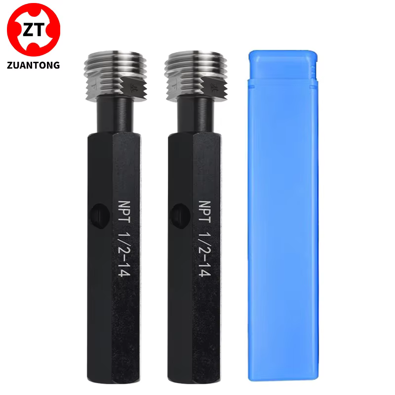 Outil de mesure de calibre de filetage de tuyau conique NPT 1PCS NPT1/16-27 1/8 1/4 3/8 1/2 3/4 1''-- 1''1/4 1''1/2