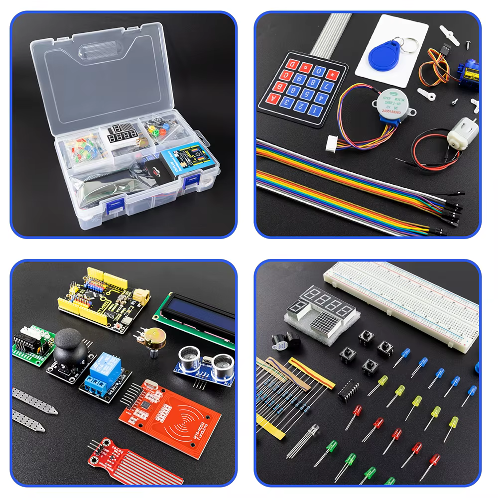 KEYES Kit de démarrage complet Kit d'apprentissage de programmation + 40 projets pour Arduino UNO R3 Kit