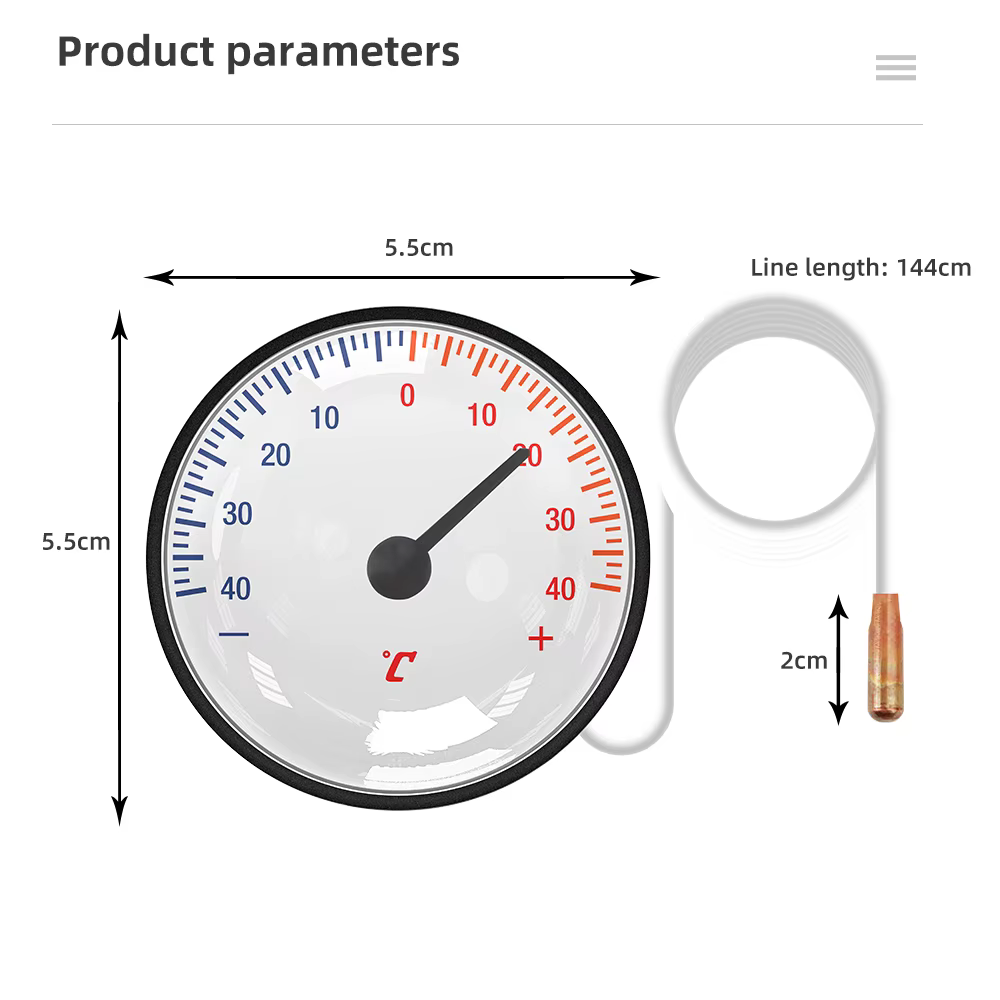 Thermomètre de four, nouveau grand cadran