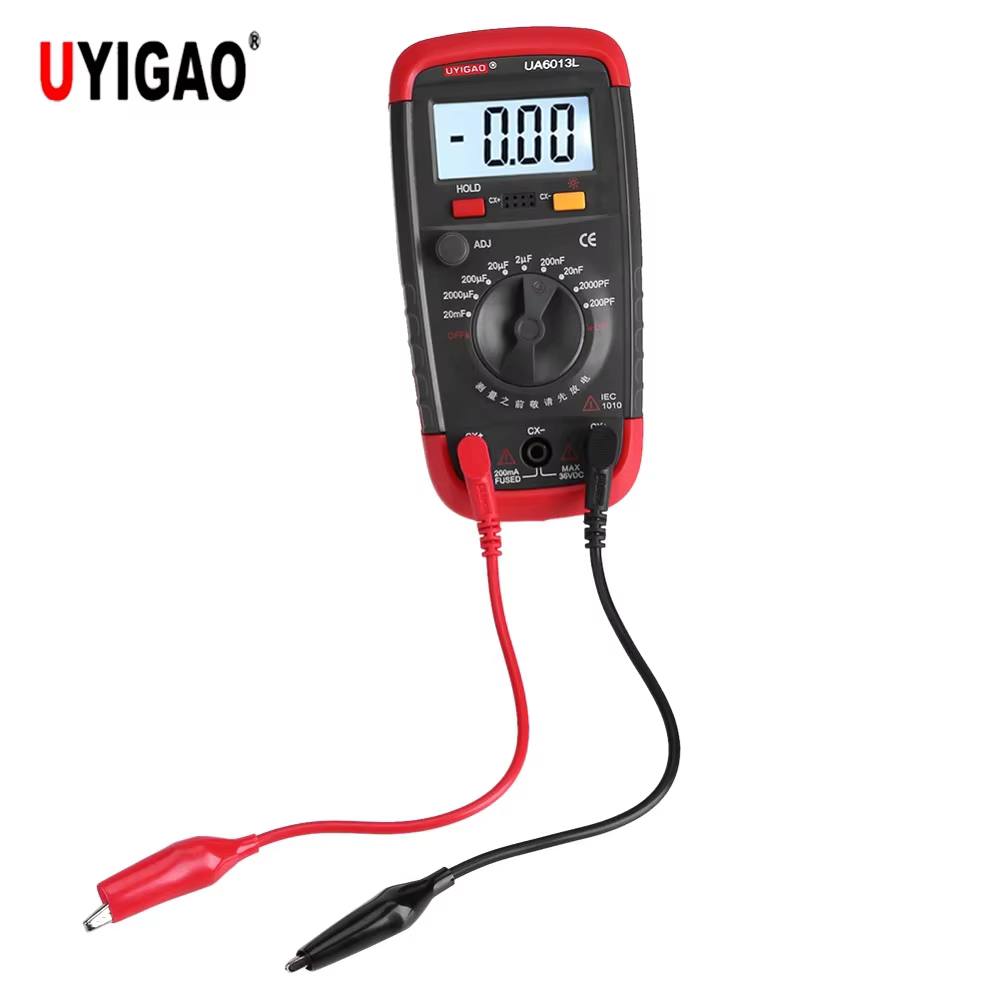 UYIGAO UA6013L compteur de capacité de condensateur LCD numérique professionnel testeur