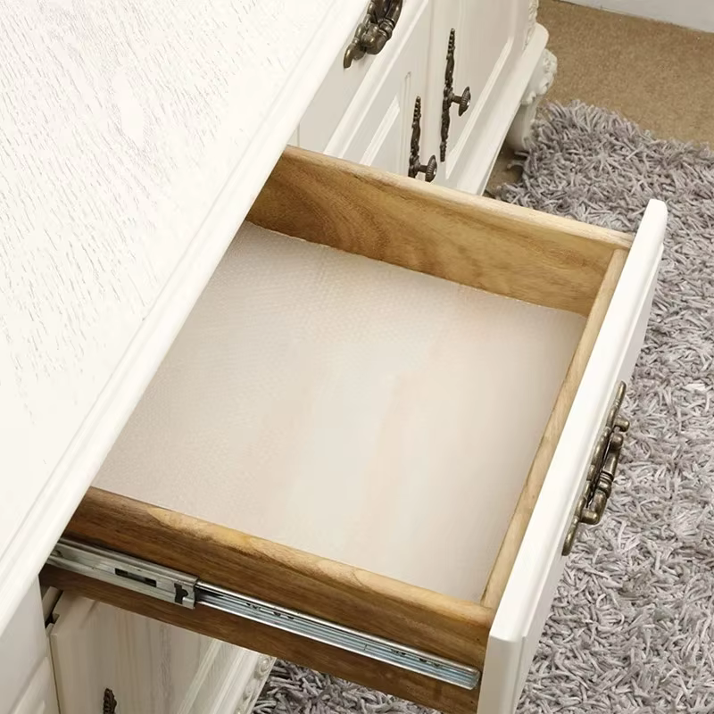 30/45/50/60*300CM tapis de tiroir revêtement d'étagère doublures antidérapant imperméable placard napperon Table Pad