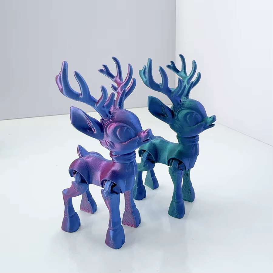 Modèle de renne mignon imprimé en 3d