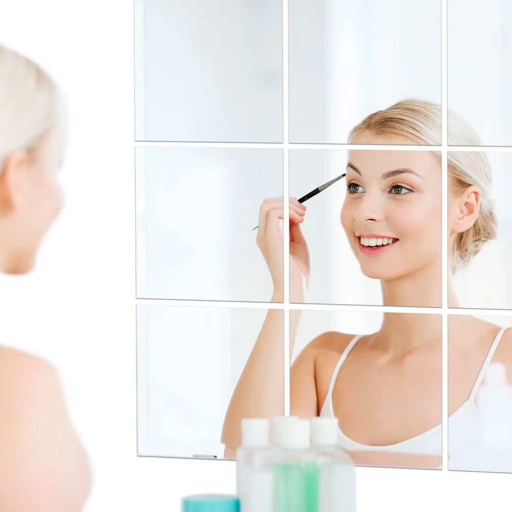 Feuilles de miroir flexibles incassables
