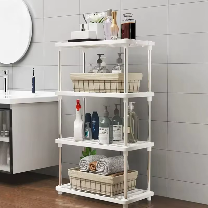 Étagère de rangement carrée à 4 niveaux