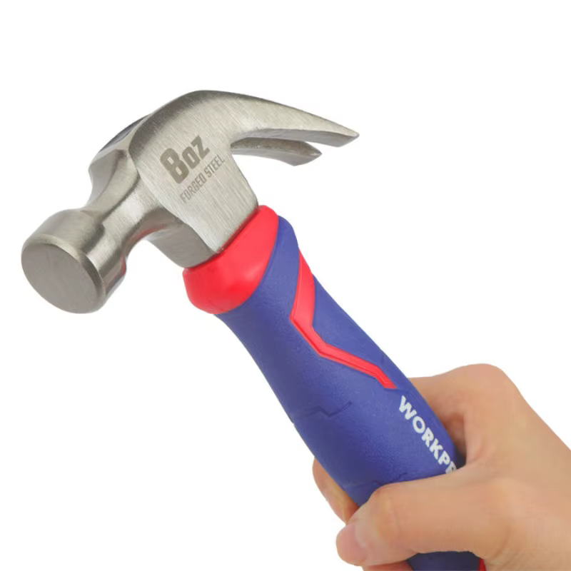 Marteau à griffes courbées WORKPRO WP241008 avec manche en fibre de verre