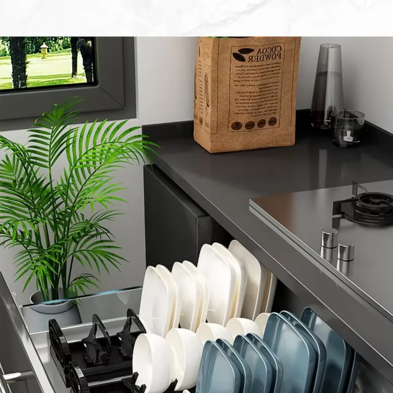 Bols support de rangement à vaisselle boucle réglable armoire de cuisine tiroir