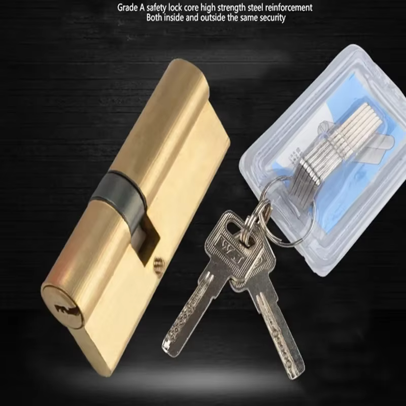 Cylindre de porte serrure biaisée 65 70 80 90 115mm