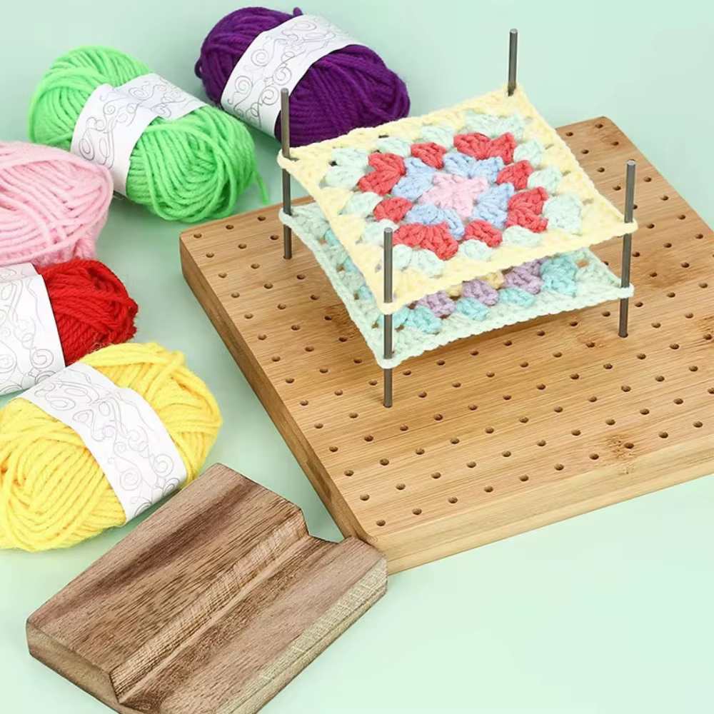 Plateau de blocage en bois pour crochet