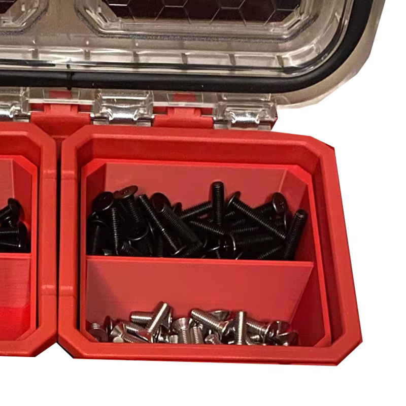 Boîte à outils boîte intérieure pour MILWAVKEE 8435 boîte de rangement de vis professionnelle boîtes de rangement de pièces multi-portables boîte à outils de travailleur de Service