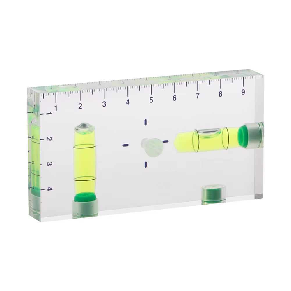 Niveau magnétique bidirectionnel transparent de haute précision bulle Mini