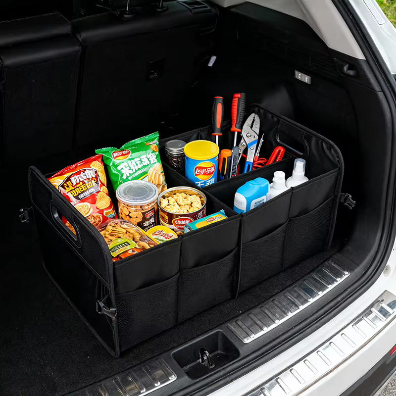 Boîte de rangement pour coffre de voiture