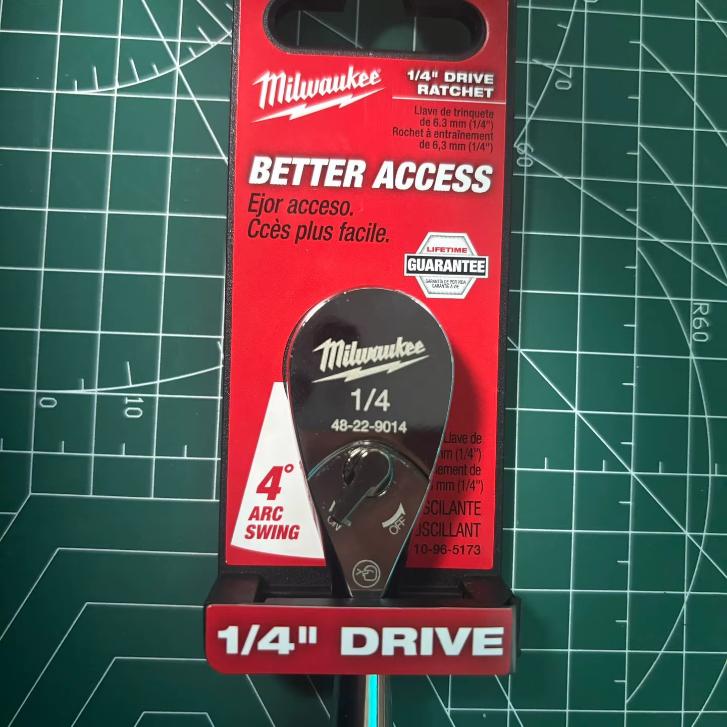 Poignée de cliquet Milwaukee 48-22-9014 1/4 "