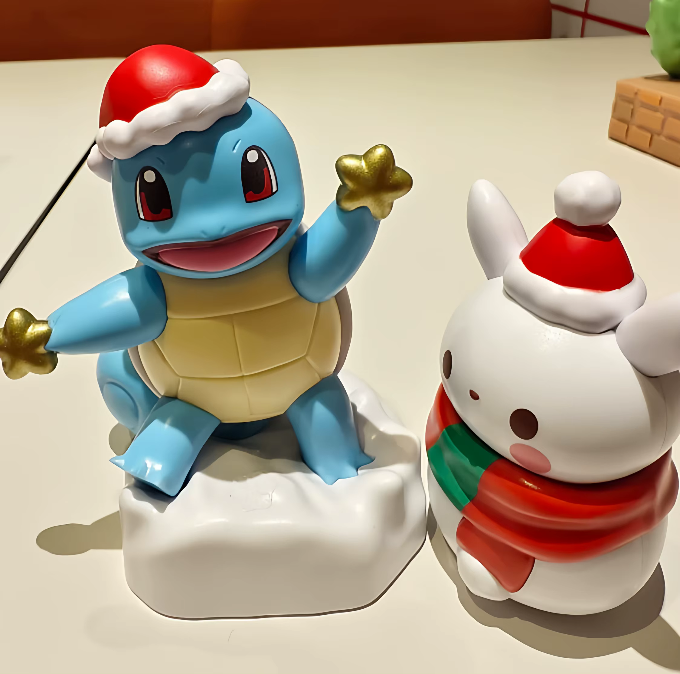 Boîte de liaison de figurines Pokemon KFC, série de noël 2025, figurines d'action Pikachu limitées, modèle à collectionner, jouet mignon Kawaii, cadeau, en Stock