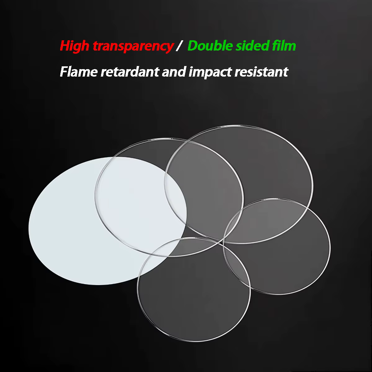 Feuille ronde transparente PC 0.5-10mm